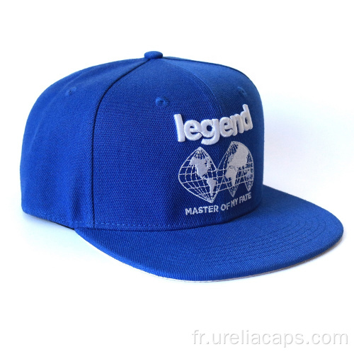 Chapeau de snapback de laine 35%